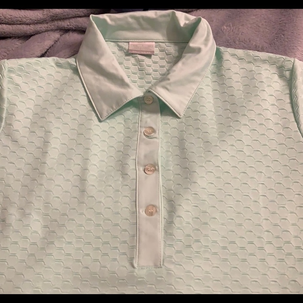 EUC Womens Nike Collared Golf Shirt, Size S. Light mint green. Fits like a XS.